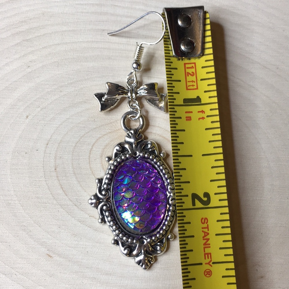 Mermaid Scales Earrings - Picture 7 of 9